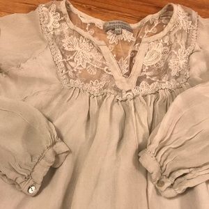 Cost plus World Market Shabby chic BoHo blouse